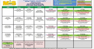 Jadual Kuliah Okt 2019 Jadual Kuliah Okt 2019