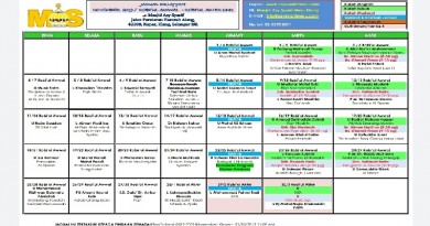 Jadual Kuliah/Pengajian Nov 2019 Jadual Kuliah/Pengajian Nov 2019