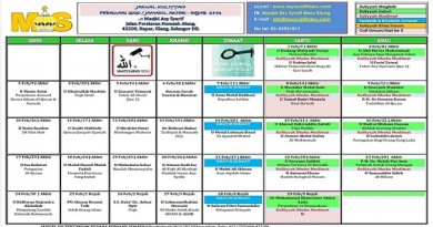 Jadual Kuliah/Pengajian Feb 2020 Jadual Kuliah/Pengajian Feb 2020
