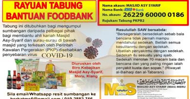 Rayuan Tabung Bantuan FoodBank Rayuan Tabung Bantuan FoodBank
